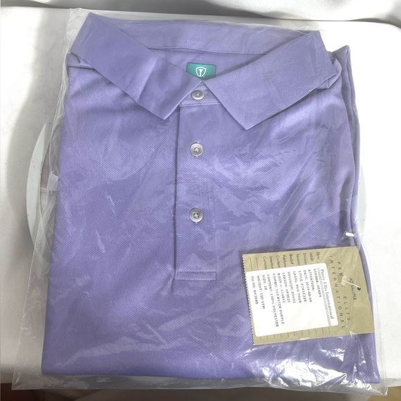 Pro Tour Polo Shirt 2X Aster Purple Coolplay Perry Ellis Golf Top NWT 2025 - Picture 1 of 4